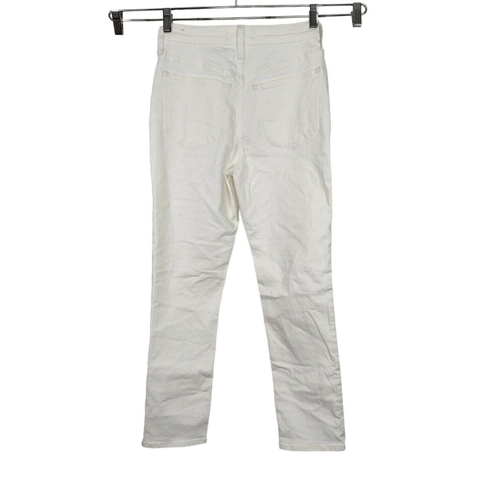 Madewell White The Perfect Vintage Jean High Rise Women Size 25 Skinny Leg ND501 - Picture 3 of 8